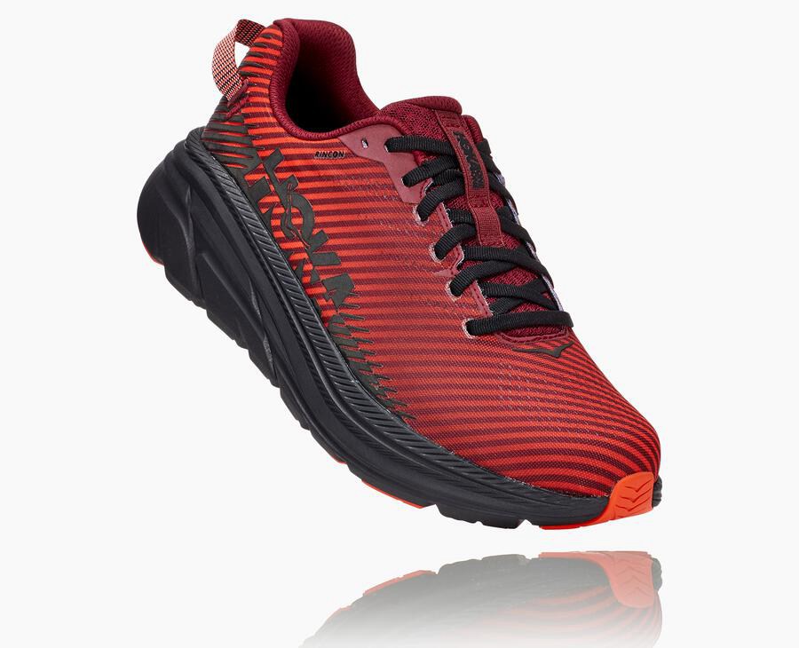 Running Shoes Mens - Hoka One One Rincon 2 - Red - UABVKWQ-37